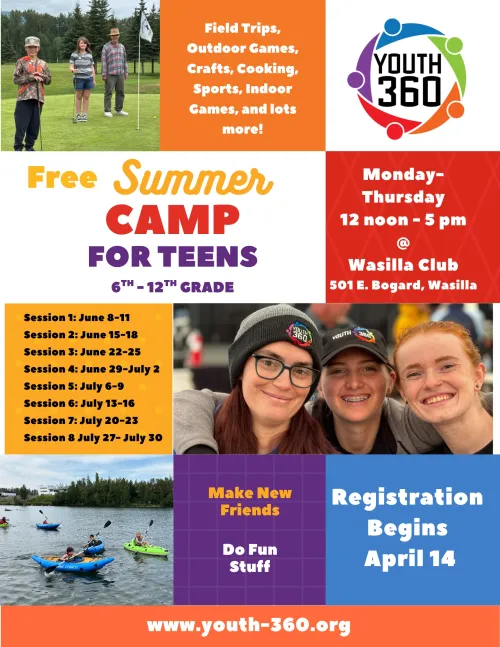 Youth 360 Summer Program 2026 Flyer